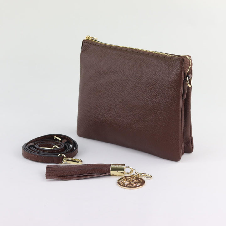 Tara leather crossbody