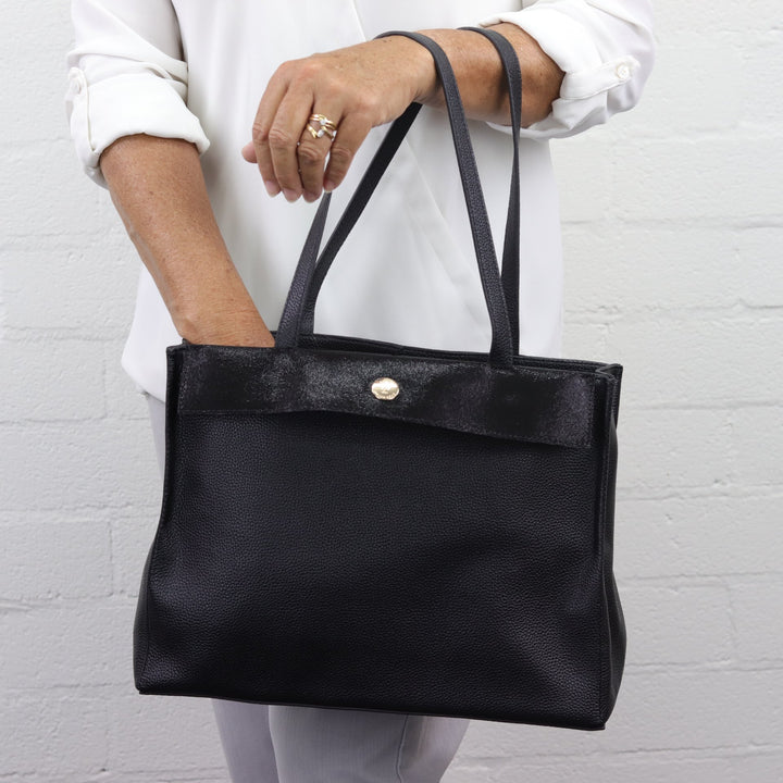 Eleanor leather tote