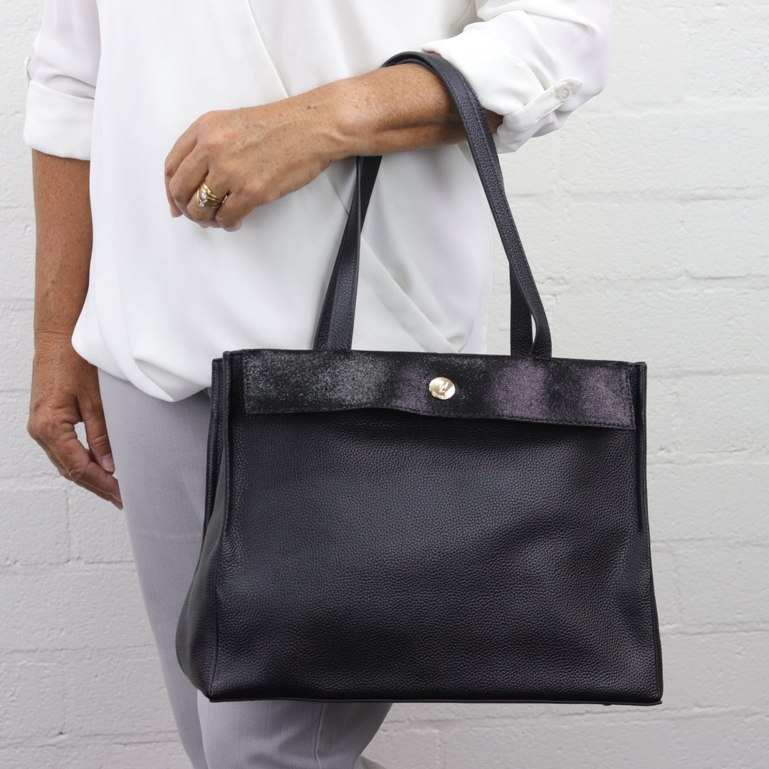 Eleanor leather tote